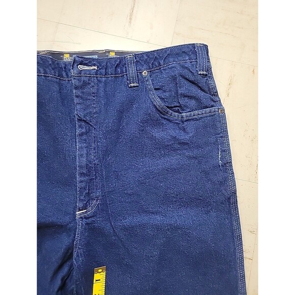 Texas Jeans USA Multi-Purpose Size 42L TXJ-MP Dark‎ Wash EUC 30 Length - Picture 2 of 14